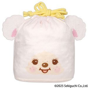Monchhichi Friends (sheep)  drawstring fluffy bag